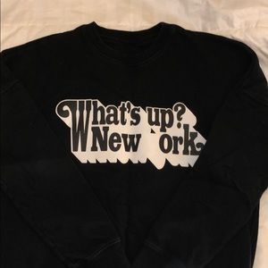 What’s Up New York? crew neck sweatshirt